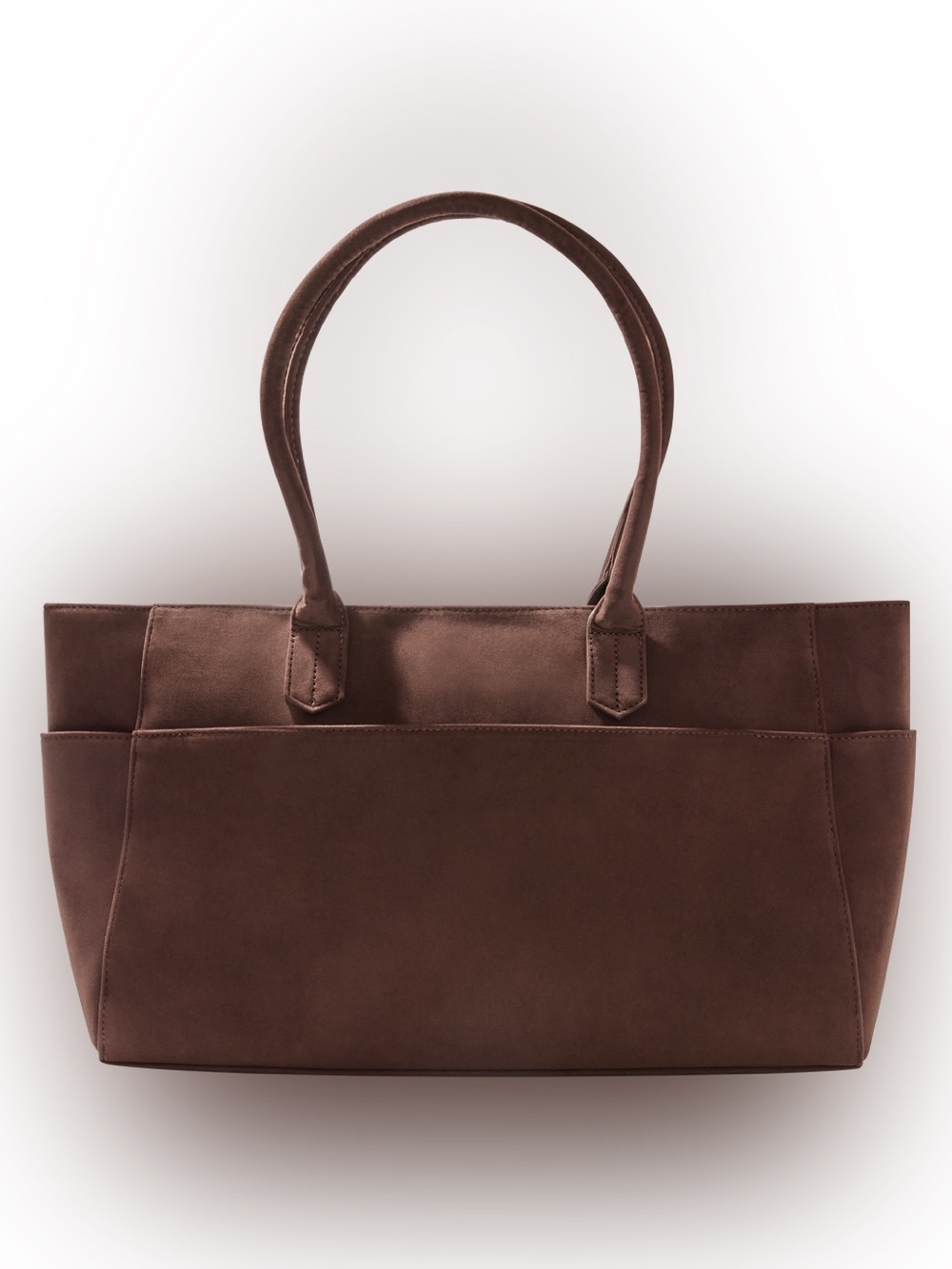 Mali + Lili Faux Suede Tote Bag - Picture 1 of 7